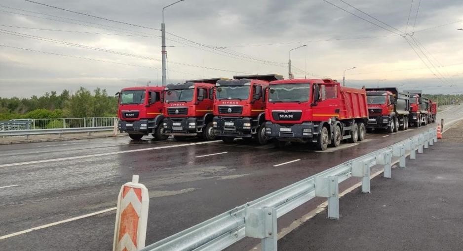 Торжественное открытие Ленинградского моста в г. Омске